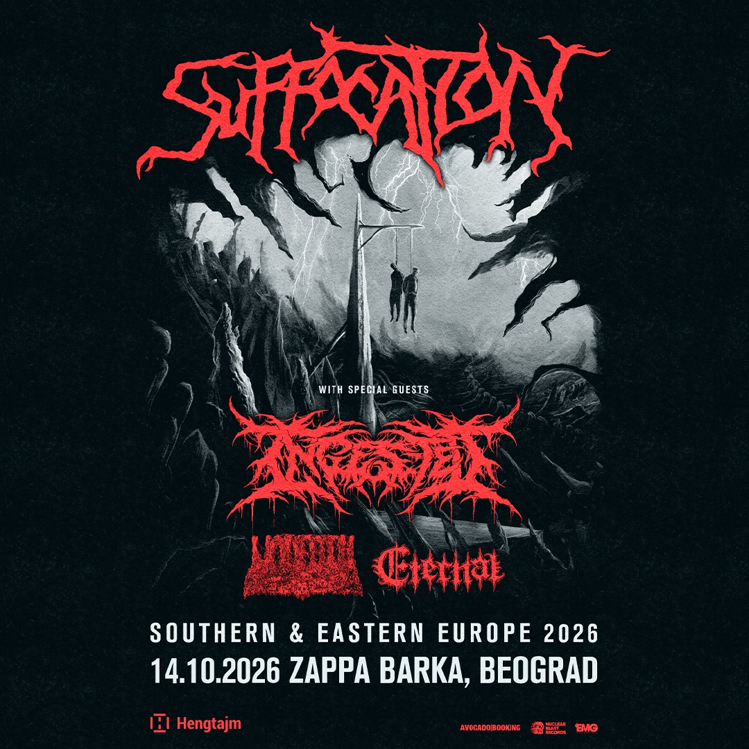 Suffocation i Ingested predvode death metal spektakl u sredu u Zappa Barci, poznata i satnica!