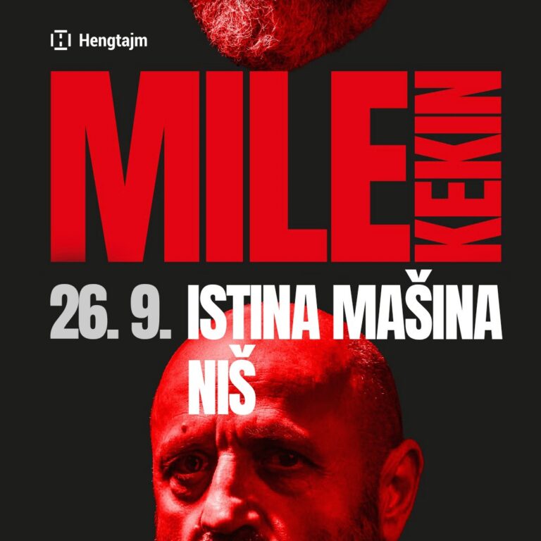 Mile Kekin u subotu u niškoj Istini Mašini promoviše novi album, poznata i satnica!