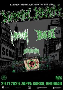 NAPALM DEATH sa gostima u Beogradu