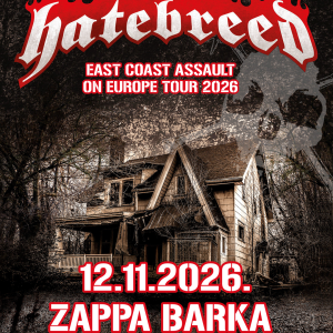 Hatebreed se vraća u Beograd: hardcore ikone sredinom novembra u Zappa Barci!
